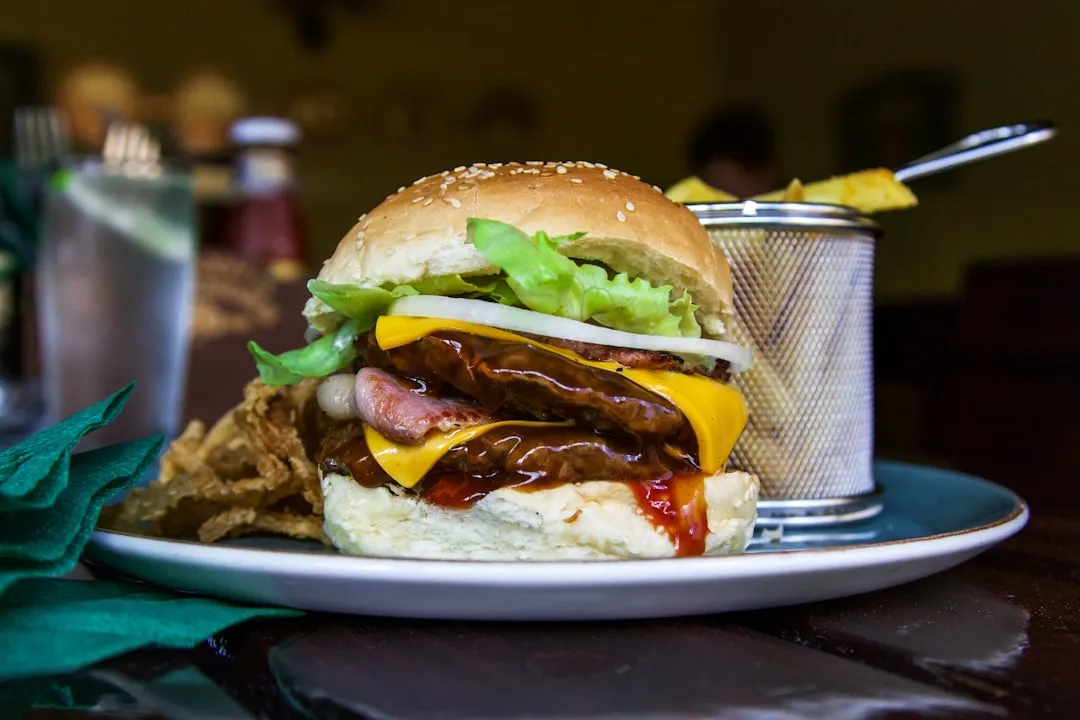 Photo burger gourmet