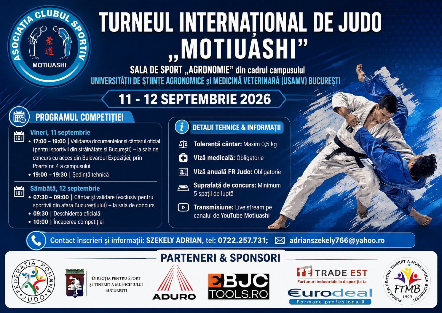 Aproximativ 800 de tineri judoka din patru tari la turneul i — Churry Burry