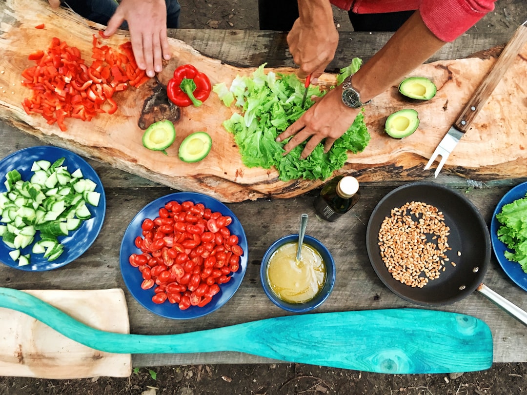 Photo vegetarian cooking