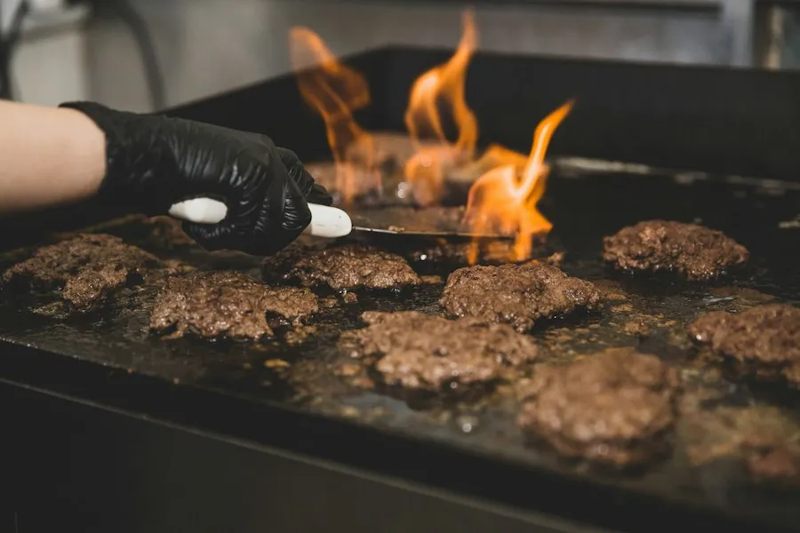 Photo homemade burgers research analysis
