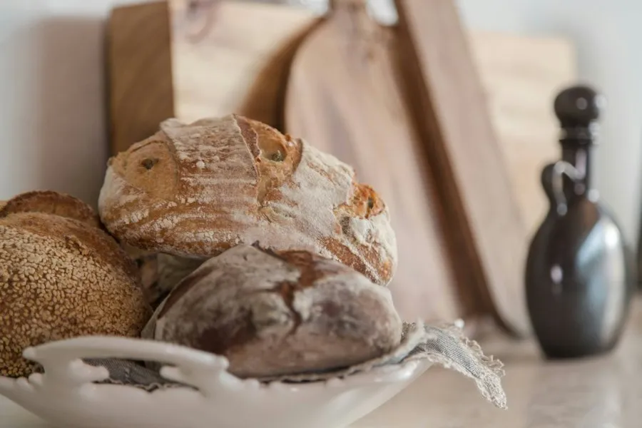 homemade bakery bread making